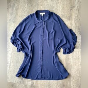 MICHAEL Michael Kors Button Down Blouse XL
